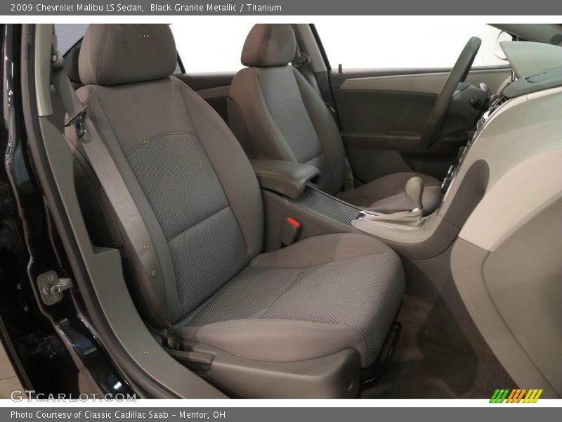 Black Granite Metallic / Titanium 2009 Chevrolet Malibu LS Sedan