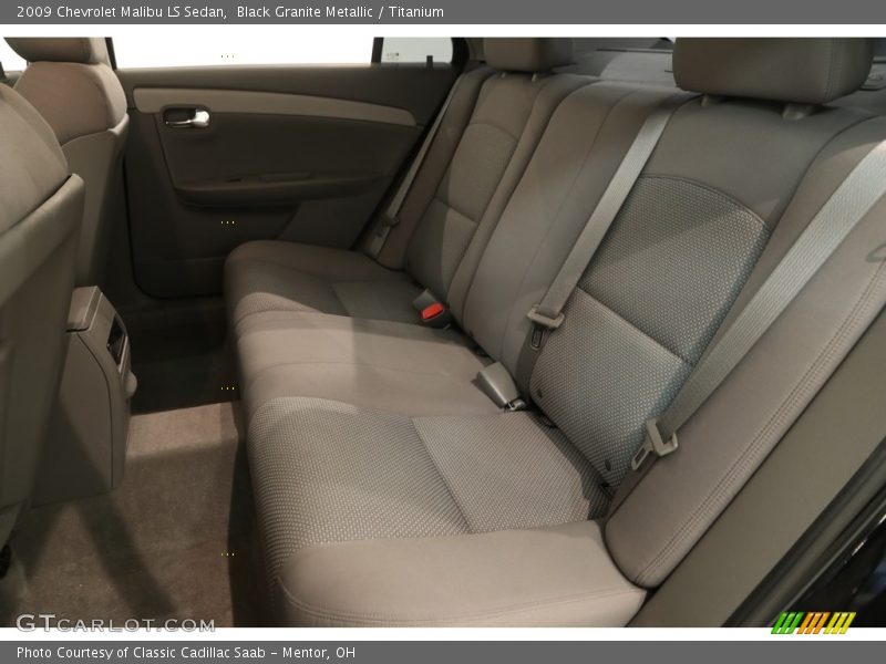 Black Granite Metallic / Titanium 2009 Chevrolet Malibu LS Sedan