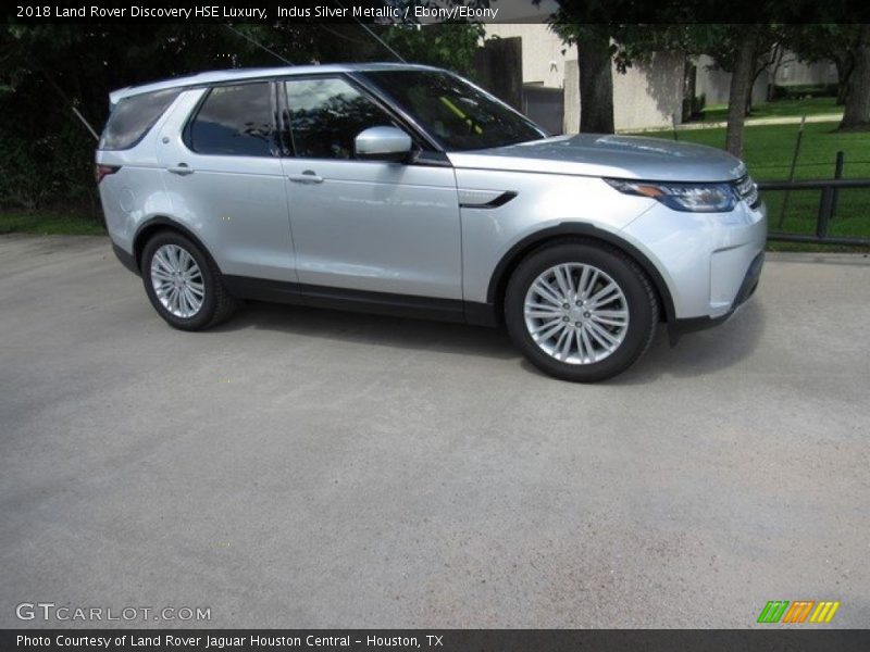 Indus Silver Metallic / Ebony/Ebony 2018 Land Rover Discovery HSE Luxury
