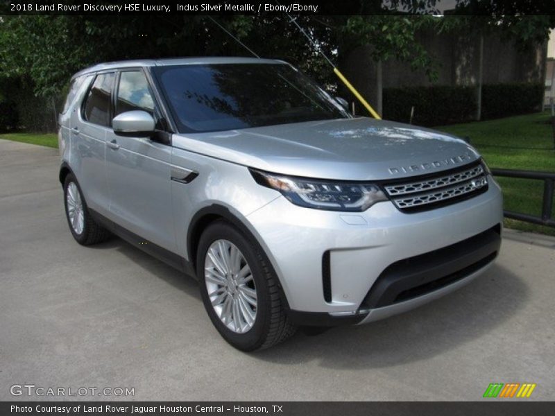 Indus Silver Metallic / Ebony/Ebony 2018 Land Rover Discovery HSE Luxury