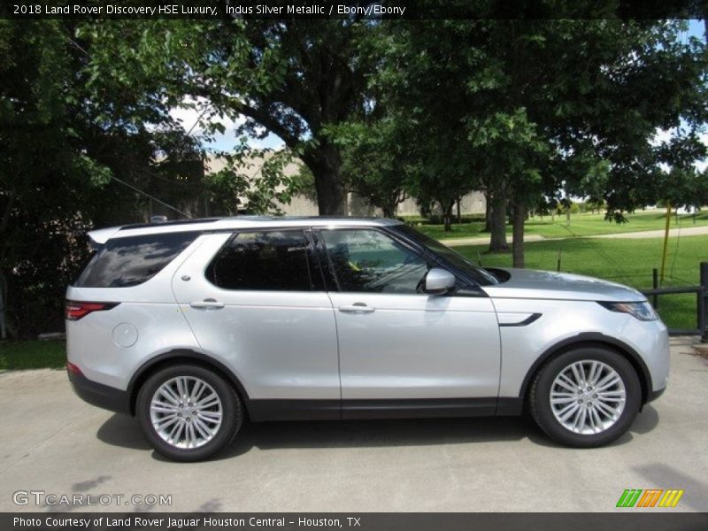 Indus Silver Metallic / Ebony/Ebony 2018 Land Rover Discovery HSE Luxury