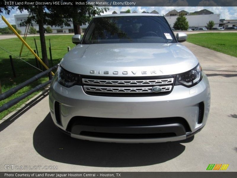 Indus Silver Metallic / Ebony/Ebony 2018 Land Rover Discovery HSE Luxury