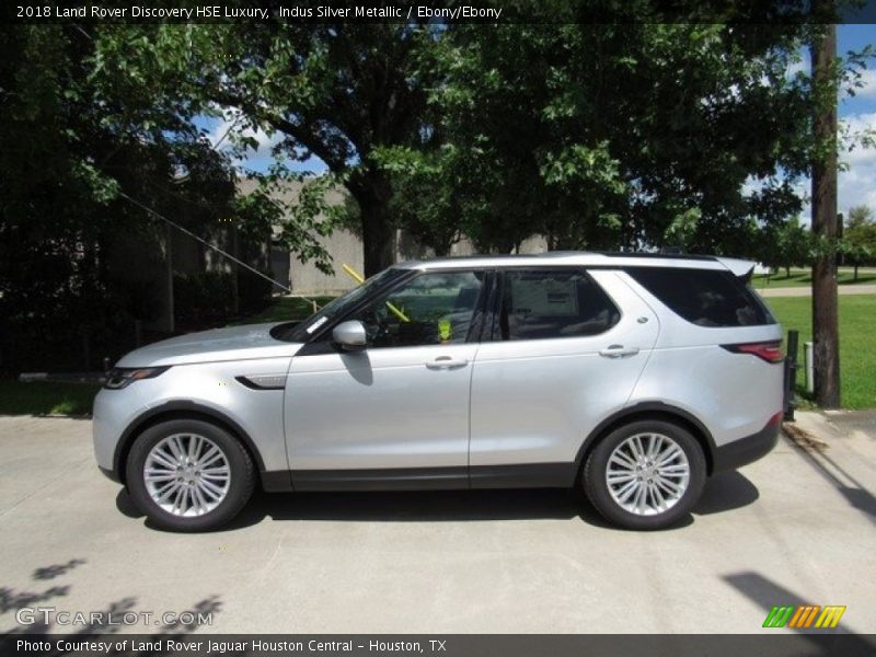 Indus Silver Metallic / Ebony/Ebony 2018 Land Rover Discovery HSE Luxury