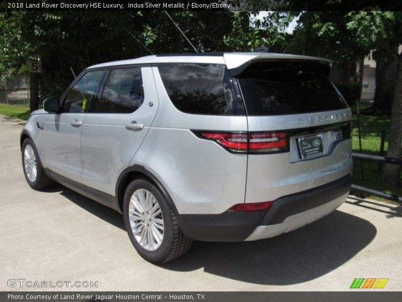 Indus Silver Metallic / Ebony/Ebony 2018 Land Rover Discovery HSE Luxury