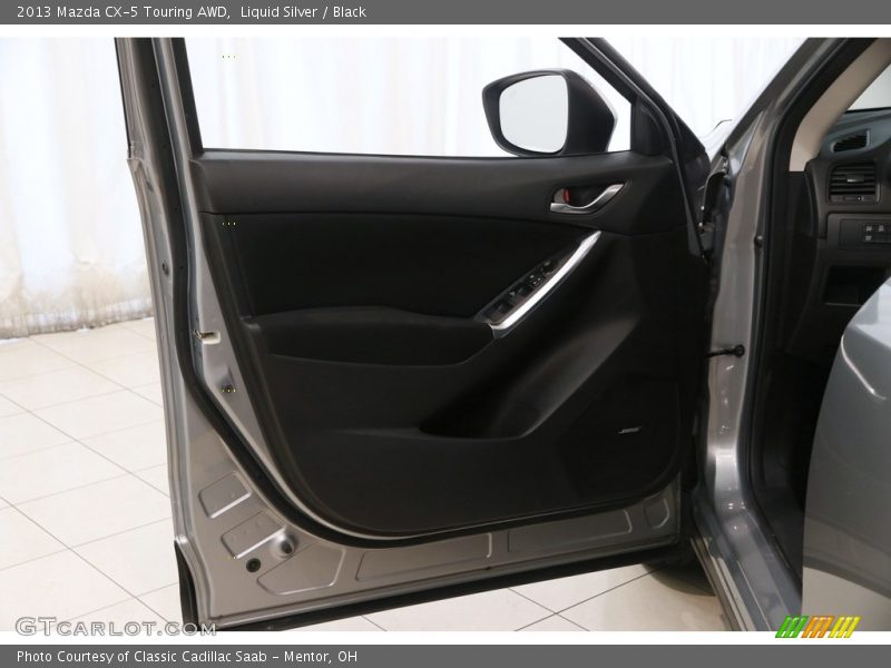 Liquid Silver / Black 2013 Mazda CX-5 Touring AWD