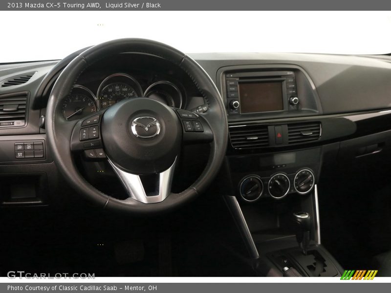 Liquid Silver / Black 2013 Mazda CX-5 Touring AWD