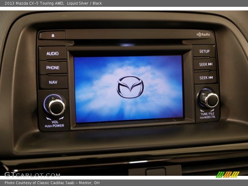 Liquid Silver / Black 2013 Mazda CX-5 Touring AWD