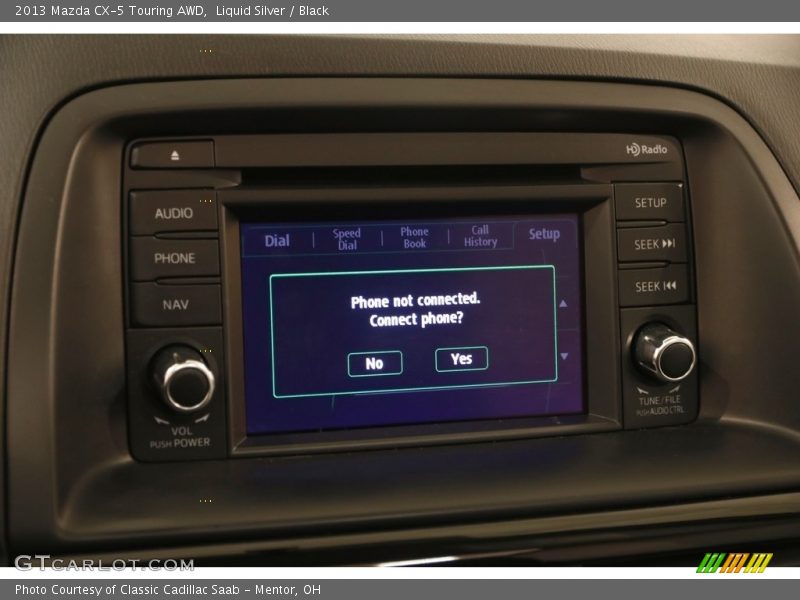 Liquid Silver / Black 2013 Mazda CX-5 Touring AWD