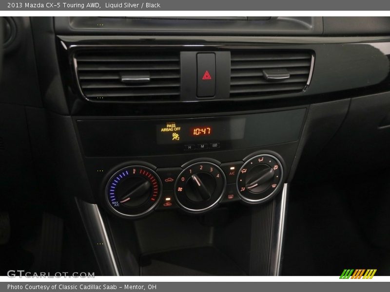 Liquid Silver / Black 2013 Mazda CX-5 Touring AWD