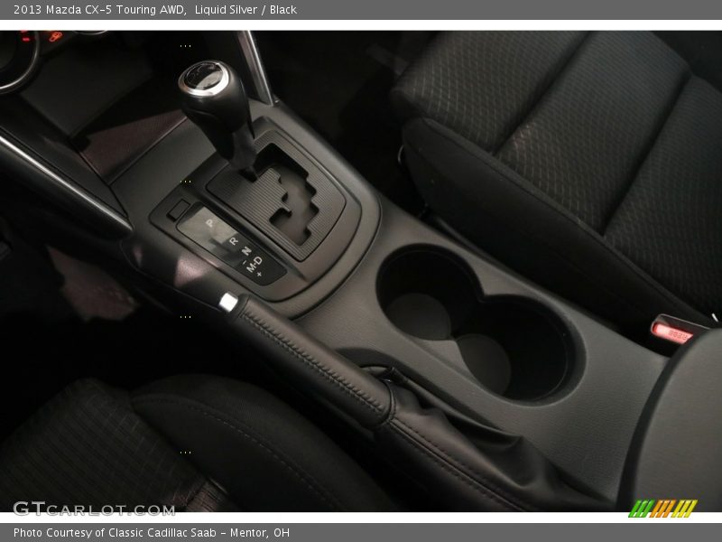 Liquid Silver / Black 2013 Mazda CX-5 Touring AWD