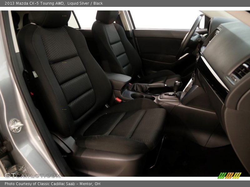 Liquid Silver / Black 2013 Mazda CX-5 Touring AWD
