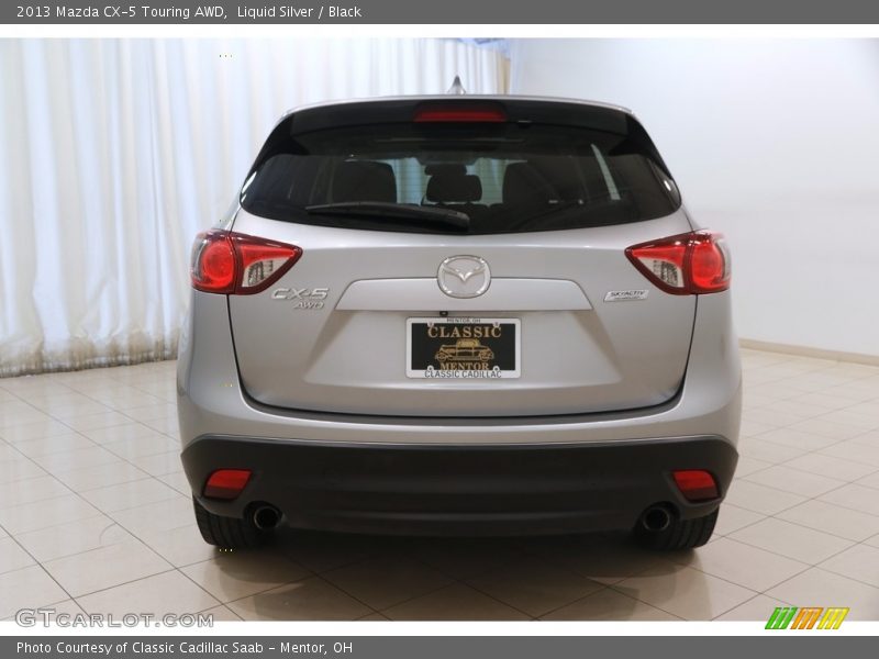 Liquid Silver / Black 2013 Mazda CX-5 Touring AWD