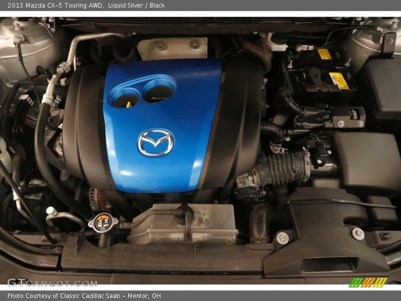 Liquid Silver / Black 2013 Mazda CX-5 Touring AWD