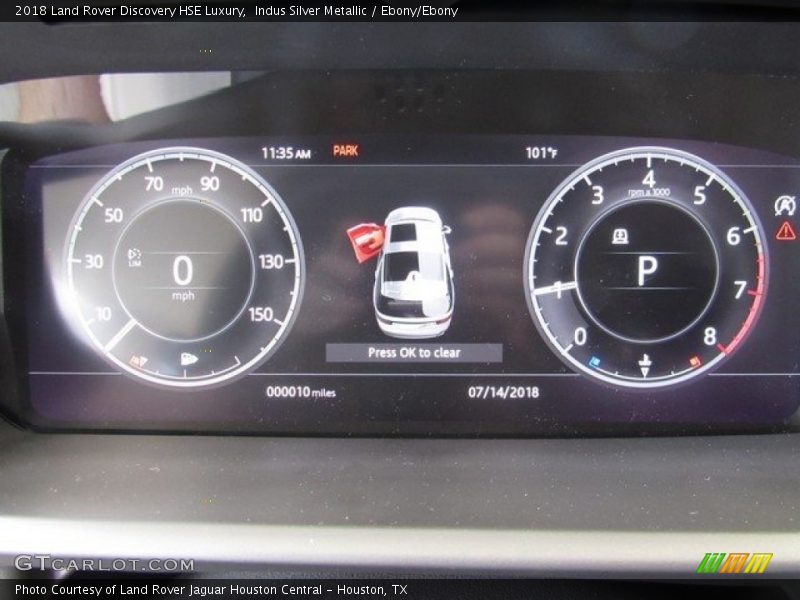Indus Silver Metallic / Ebony/Ebony 2018 Land Rover Discovery HSE Luxury