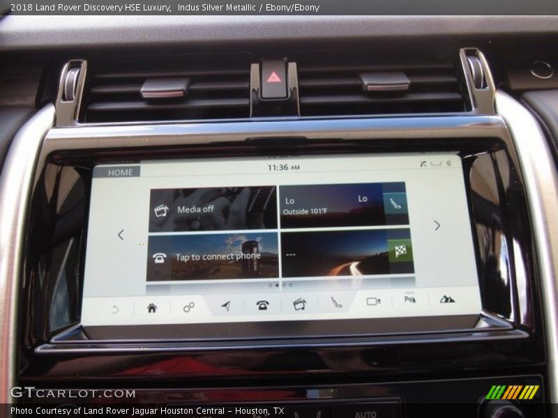 Indus Silver Metallic / Ebony/Ebony 2018 Land Rover Discovery HSE Luxury