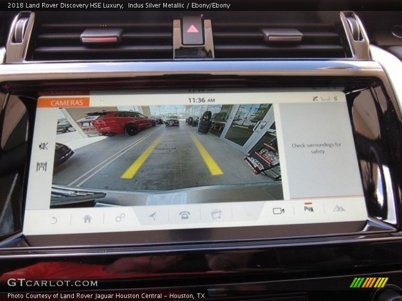 Indus Silver Metallic / Ebony/Ebony 2018 Land Rover Discovery HSE Luxury