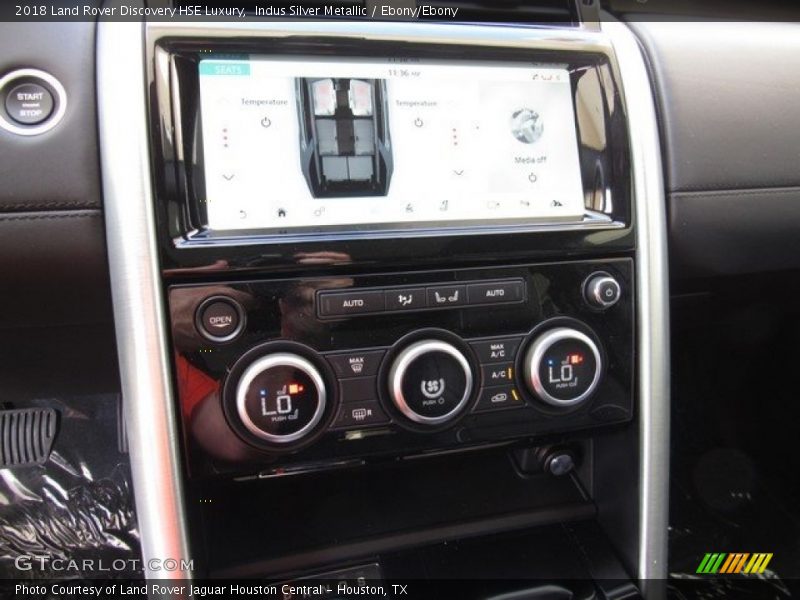 Indus Silver Metallic / Ebony/Ebony 2018 Land Rover Discovery HSE Luxury