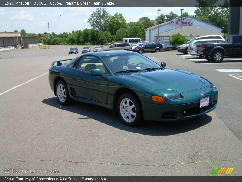 Panama Green Pearl / Beige 1996 Mitsubishi 3000GT Coupe