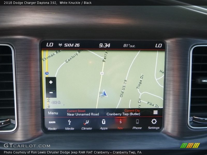 White Knuckle / Black 2018 Dodge Charger Daytona 392