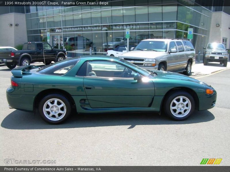 Panama Green Pearl / Beige 1996 Mitsubishi 3000GT Coupe