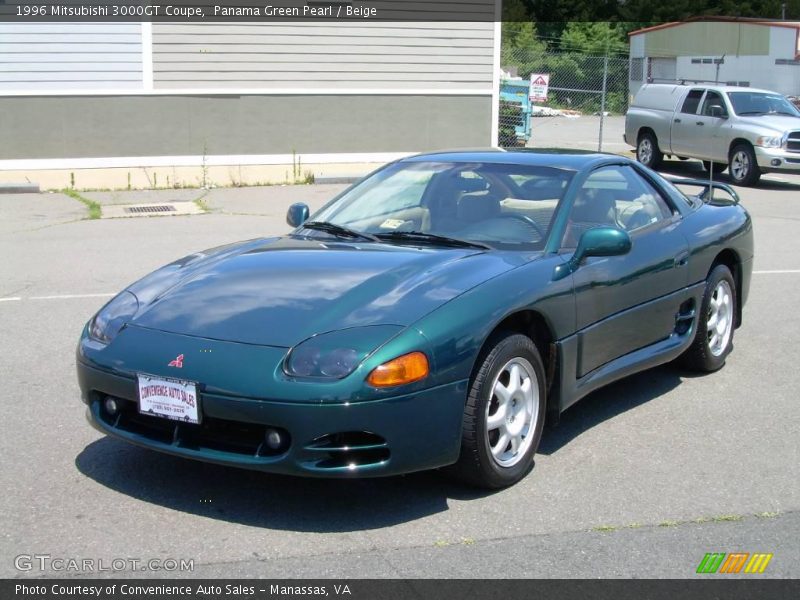 Panama Green Pearl / Beige 1996 Mitsubishi 3000GT Coupe