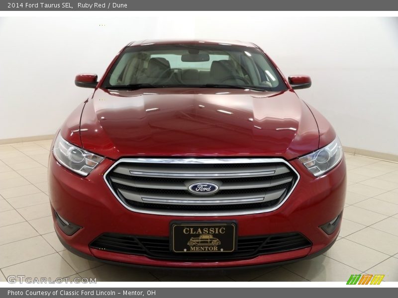Ruby Red / Dune 2014 Ford Taurus SEL