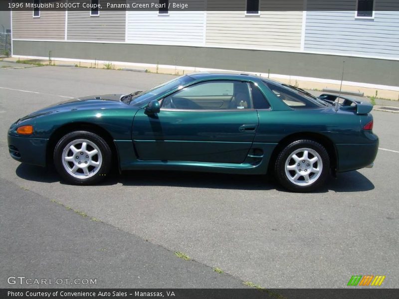 Panama Green Pearl / Beige 1996 Mitsubishi 3000GT Coupe