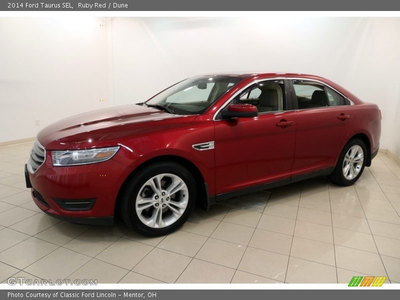 Ruby Red / Dune 2014 Ford Taurus SEL