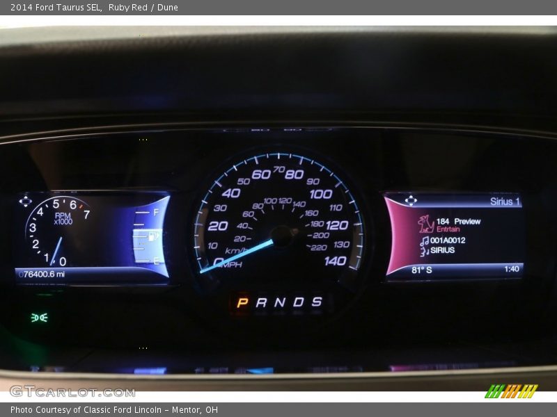 Ruby Red / Dune 2014 Ford Taurus SEL
