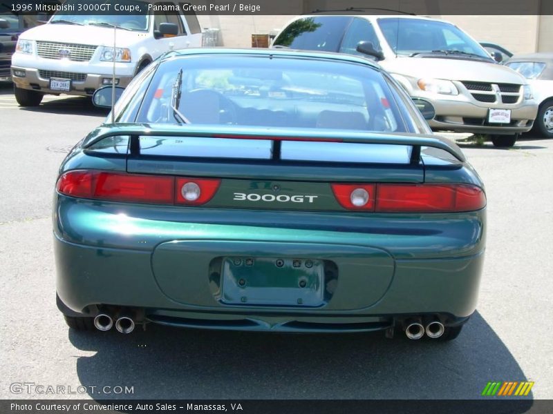 Panama Green Pearl / Beige 1996 Mitsubishi 3000GT Coupe