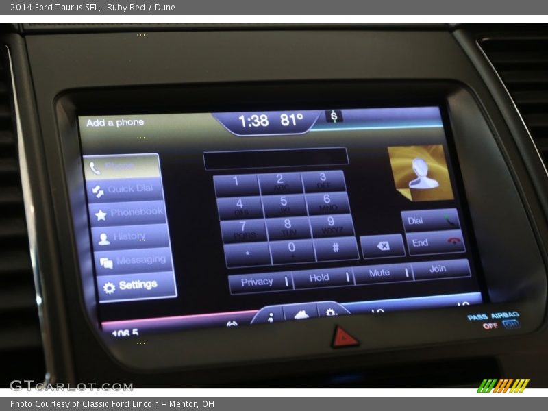 Ruby Red / Dune 2014 Ford Taurus SEL