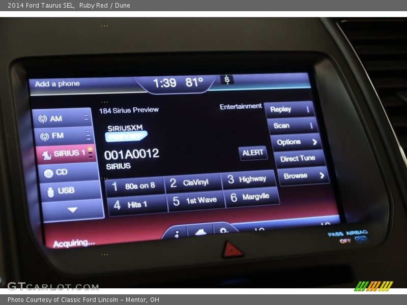 Ruby Red / Dune 2014 Ford Taurus SEL