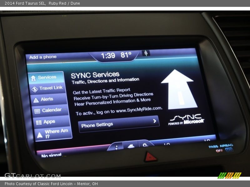 Ruby Red / Dune 2014 Ford Taurus SEL