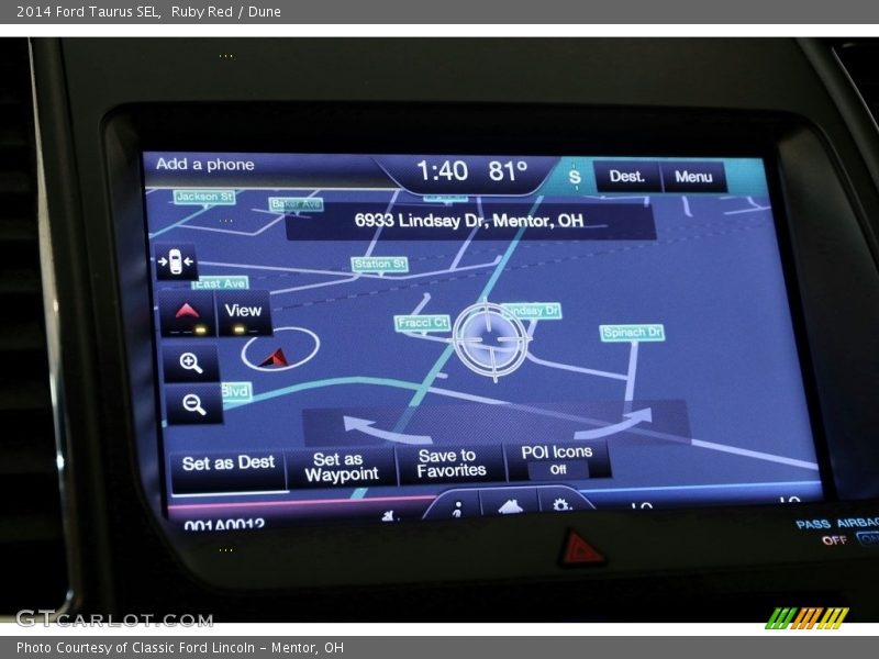 Ruby Red / Dune 2014 Ford Taurus SEL