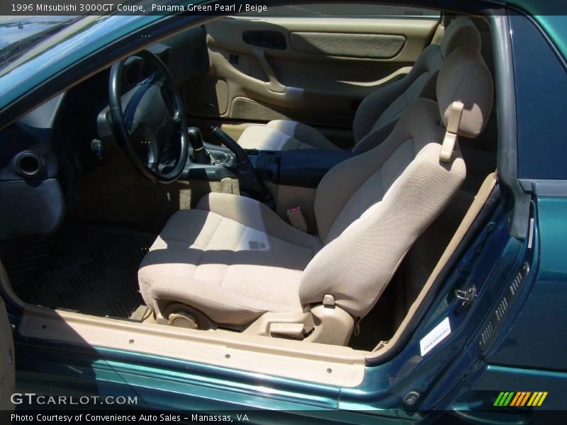 Panama Green Pearl / Beige 1996 Mitsubishi 3000GT Coupe