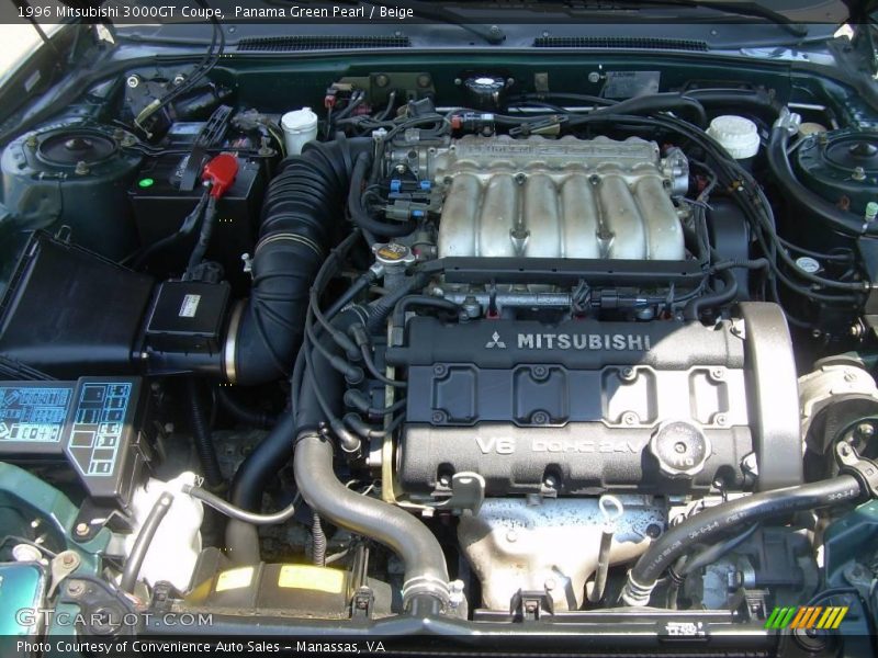 Panama Green Pearl / Beige 1996 Mitsubishi 3000GT Coupe