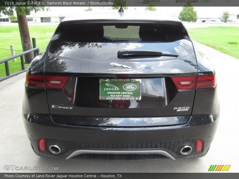 Santorini Black Metallic / Ebony/Ebony 2018 Jaguar E-PACE S