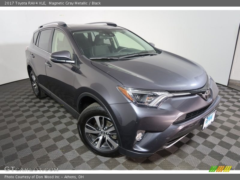 Magnetic Gray Metallic / Black 2017 Toyota RAV4 XLE