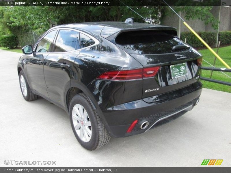 Santorini Black Metallic / Ebony/Ebony 2018 Jaguar E-PACE S
