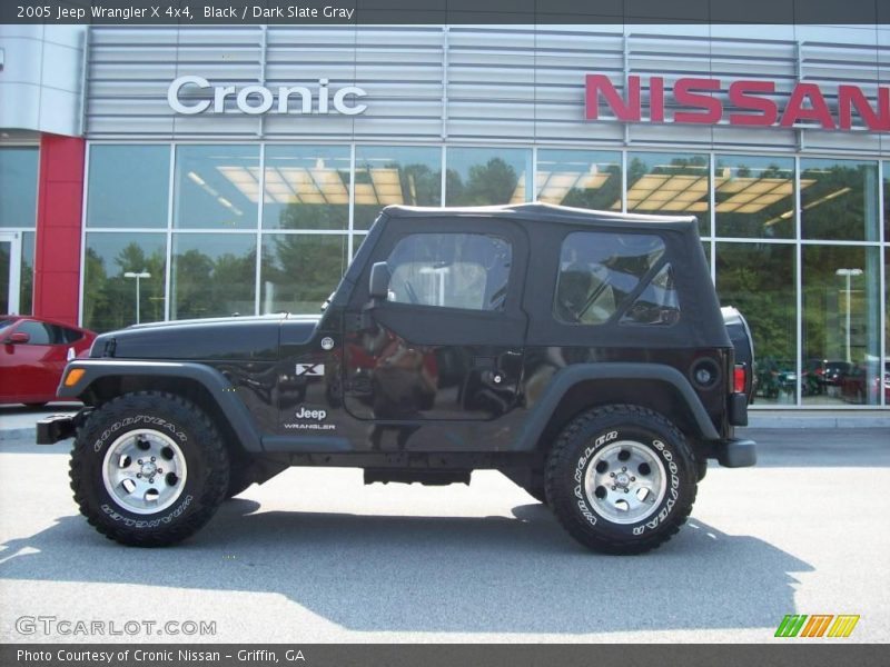 Black / Dark Slate Gray 2005 Jeep Wrangler X 4x4