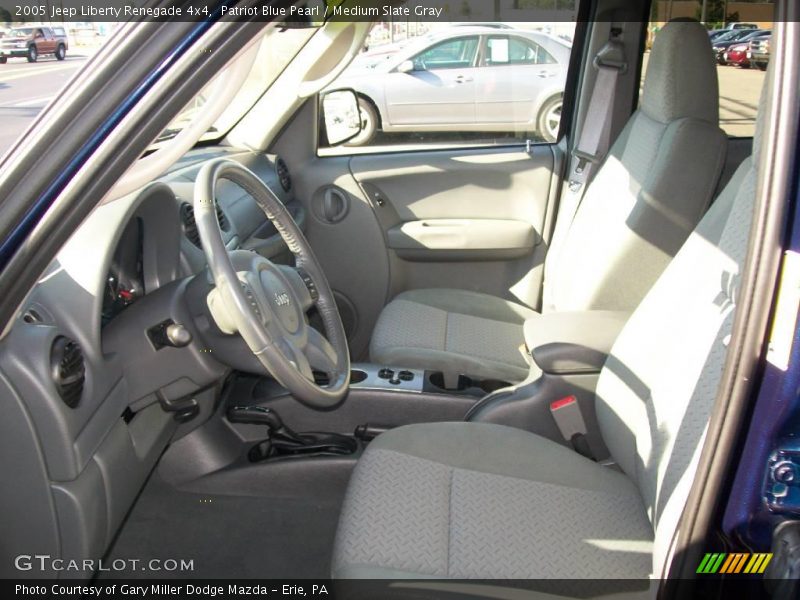 Patriot Blue Pearl / Medium Slate Gray 2005 Jeep Liberty Renegade 4x4