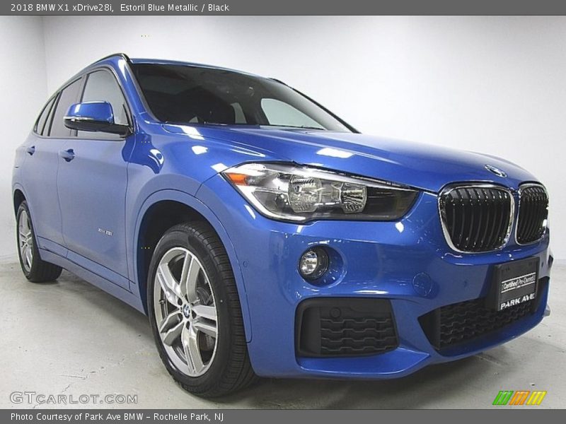 Estoril Blue Metallic / Black 2018 BMW X1 xDrive28i