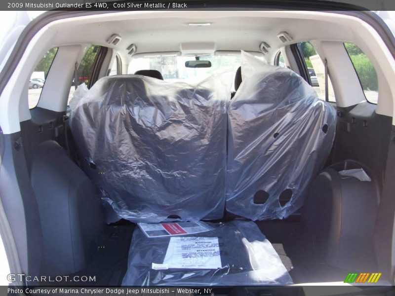 Cool Silver Metallic / Black 2009 Mitsubishi Outlander ES 4WD