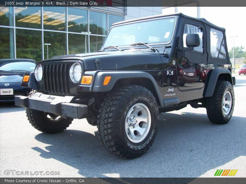 Black / Dark Slate Gray 2005 Jeep Wrangler X 4x4