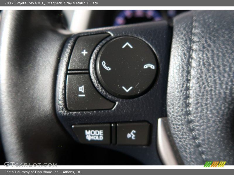Magnetic Gray Metallic / Black 2017 Toyota RAV4 XLE