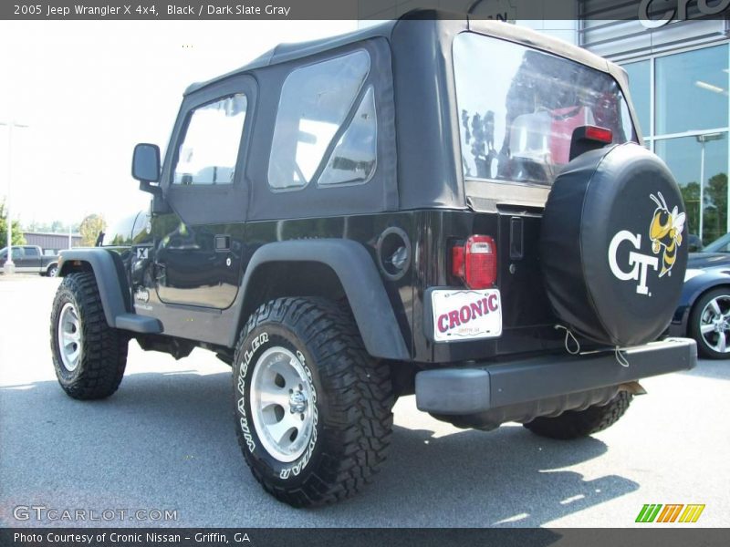 Black / Dark Slate Gray 2005 Jeep Wrangler X 4x4