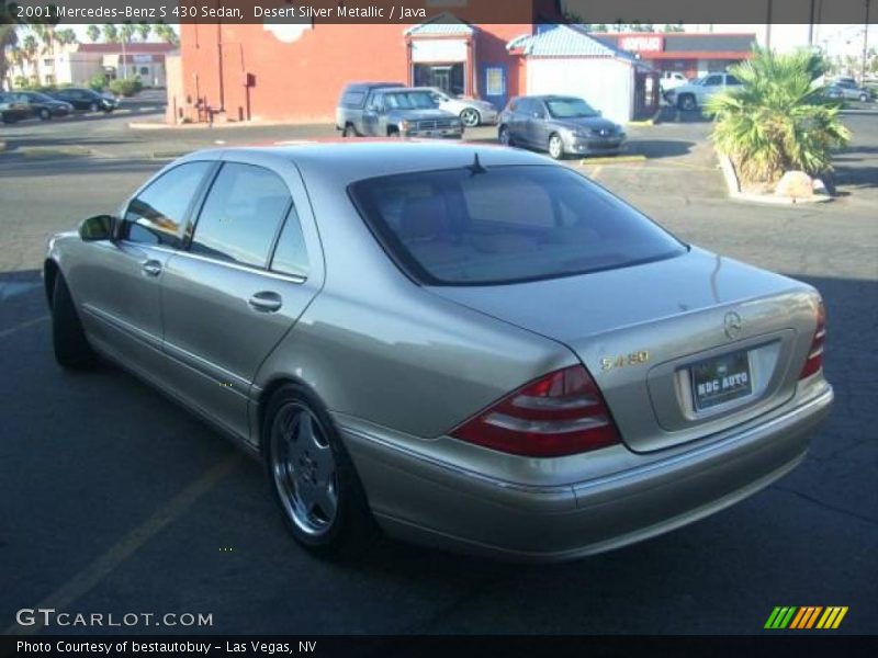 Desert Silver Metallic / Java 2001 Mercedes-Benz S 430 Sedan