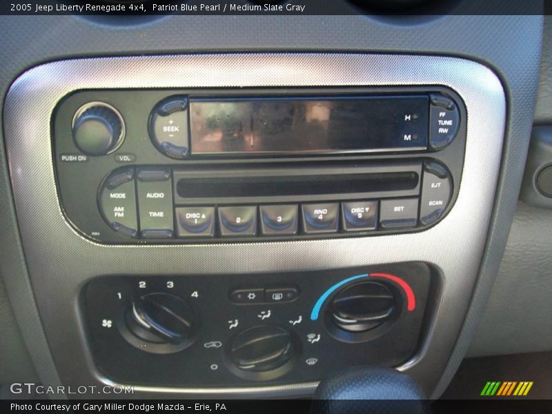 Patriot Blue Pearl / Medium Slate Gray 2005 Jeep Liberty Renegade 4x4