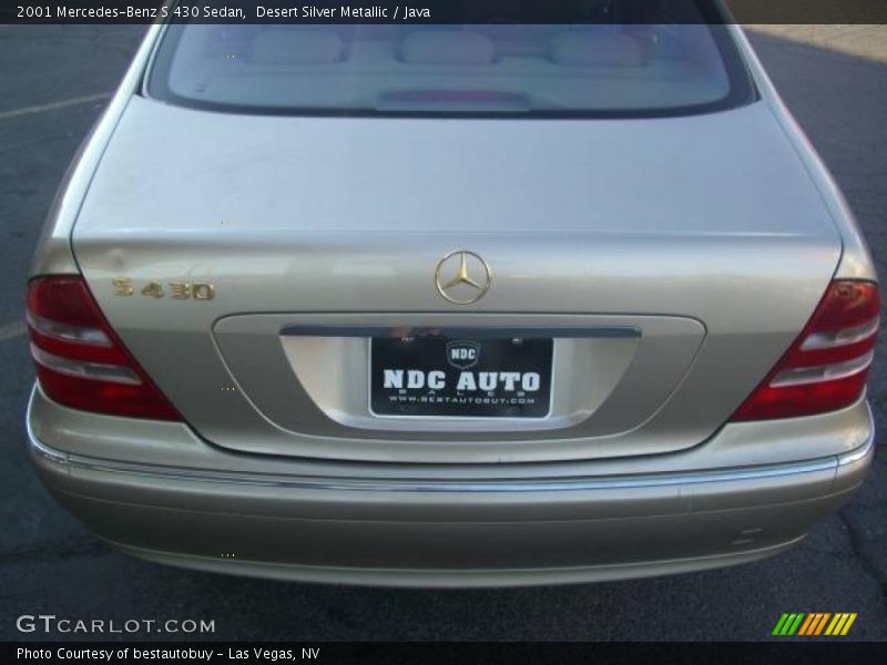 Desert Silver Metallic / Java 2001 Mercedes-Benz S 430 Sedan