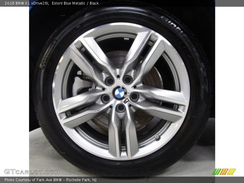 Estoril Blue Metallic / Black 2018 BMW X1 xDrive28i